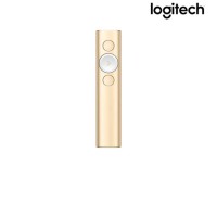 Thiết bị trình chiếu không dây Logitech SPOTLIGHT - Màu Gold, WL - BT, Trỏ chuột, pin sạc, 30m
