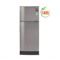 Tủ lạnh Sharp 182L inverter SJ-X201E-SL(2 cửa,Ngăn đá trên,Màu sắc:Bạc giống thép không gỉ)