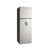 Tủ lạnh Electrolux 341L NutriFresh® Inverter ETB3740K-A(2 cửa,Ngăn đông trên,Lấy nước ngoài,Ngăn đồng mềm,Màu Bạc,CSPF 1.93)