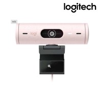 Webcam Logitech Brio 500 - màu hồng, USB-C, Full HD 1080p
