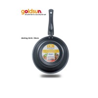 Chảo inox chống dính đáy từ 3 lớp Goldsun GPA1400-24IH, 24cm
