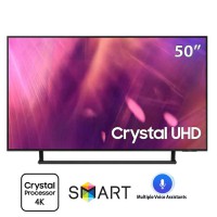 TV Samsung 50-inch 4K AU9000 - Tizen™,Bộ xử lý Crystal 4K,Thiết kế AirSlim,Bixby,Multiple Voice Assistants,chất âm 3D