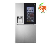 Tủ lạnh SBS LG 635L GR-X257JS - Màu Bạc - Instaview Door-in-Door; ; Nước ngoài diệt khuẩn+ đá ngoài; Wifi. CSPF=1,23