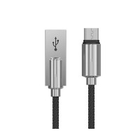Devia Lightning Storm Zinc Alloy cable - 100cm; Charge and Data sync; 5V-2.1A (EC073)