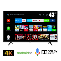 TV TCL 43-inch 4K 43P615 - TCL AI-IN; Android P 9.0; RAM 2GB ROM 16GB; VoiceSeach; BT5.0; Loa 19W