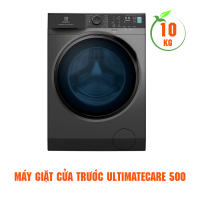 Máy giặt Electrolux 10,0kg cửa trước inverter EWF1024P5SB(UltimateCare 500,UltraMix,HygienicCare ,1200rpm,Màu ghi)