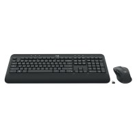Bộ bàn phím chuột không dây Logitech MK545 - Mầu đen - Nhiều phím chức năng; Có kê tay;Chuột 7 nút; Unifying; Pin AA