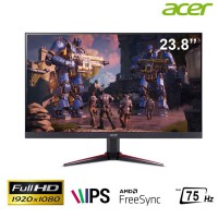 Màn hình Acer 23.8-inch Nitro VG240Y tràn viền - IPS FHD 75Hz; FreeSync; 1ms; 250cd/m2; VGA + HDMI*2 (kèm cáp); Loa 4W