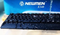 Bàn phím dây NEWMEN E340 - USB 2.0, Màu đen, Đệm cao su chống ồn