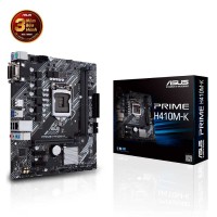 Bảng mạch chủ Asus Prime H410M-K: Intel H410 SK1200/2xDDR4 2133/1*PCI-e x 16+2*PCI-e/4xSATA 6Gb/s /LAN1000/D-sub, DVI