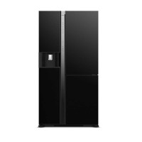 Tủ lạnh SBS Hitachi 569L R-MX800GVGV0-GBK ( kính đen, làm đá tự động, lấy nước và đá ngoài, ngăn chân không, đông mềm CSPF: 1.8)