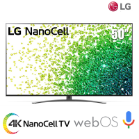 TV LG 50-inch NanoCell 4K NANO86 50NANO86TPA - webOS; Voice search, Loa 40W, Chip 4K α7 gen4