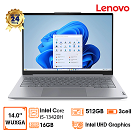 Laptop Lenovo Thinkbook 14 G9 IRL - Grey - 14" WUXGA Intel Core i5-13420H; 16GD5 bus 5200, 512GB SSD PCIe; Wifi6+ BT5.3; FP, Polyc; Dos; 2Y (14-G9-IRL-21UY008HVA)