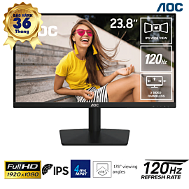 LCD 23.8-inch AOC 24B15H3/71 - IPS FHD; 250 nits; 120Hz; 4ms; VESA 75x75; 1xHDMI + 1xVGA; Black; 3Y (24B15H3/71)