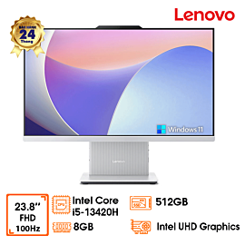PC AIO Lenovo IdeaCentre-24IRH9 23.8" FHD (1920x1080) 100Hz, i5-13420H, 8GD5, 512GB SSD, Win11H, KM, 2Y (24IRH9-F0HN0030VN)
