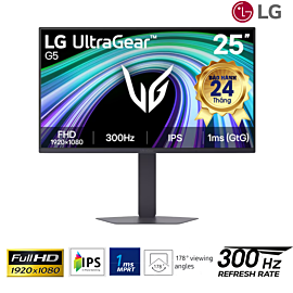 LCD 24.5-inch LG UltraGear 300Hz Gaming; IPS FHD(1920x1080); 240cd/m2; 2xHDMI + 1DP; VESA(10x10); DP Cable; 2Y (25G550B-B.ATV)