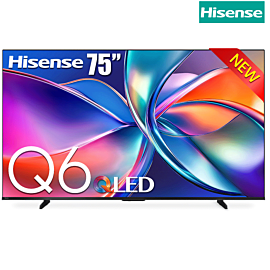 TV Hisense 75-inch QLED 4K 75Q6Q (hệ điều hành VIDAA, Bộ vi xử lí MT9618, Đèn nền Backlit Direct LED,voice search,60Hz, loa Dolby Atmos 30W )