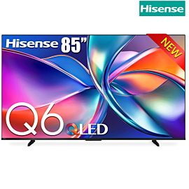 TV Hisense 85-inch QLED 4K 85Q6Q (hệ điều hành VIDAA, Bộ vi xử lí MT9618, Đèn nền Backlit Direct LED,voice search,60Hz, loa Dolby Atmos 300W )