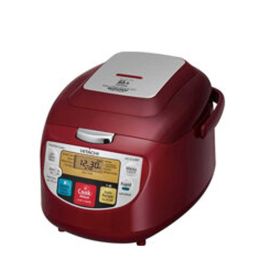 Nồi cơm điện tử Hitachi RZ-D10WFY-RE, 1.0L, 800W, chế độ nấu Double Cook, màu đỏ