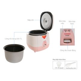 Nồi cơm điện cơ Cuckoo CR0632; 1.0 lít. 500 W. 2-6 người ăn