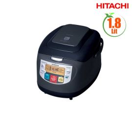 Nồi cơm điện tử Hitachi RZ-D18VFY-OBK, 1.8L, 820W, chế độ Double Cook, màu đen