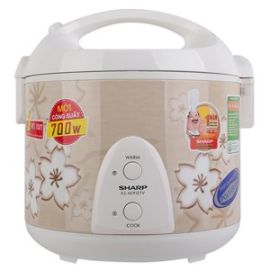 Nồi cơm điện cơ Sharp chống dính KS-N191ETV1.8 L, 700W, Thái Lan