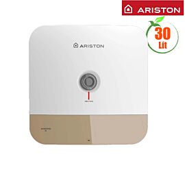 Bình nước nóng Ariston 30L AN3 30R MT VN, 2500 W, an toàn đồng bộ TSS, bình chứa tráng men Titan, 1 đèn, bình vuông, mặt vàng