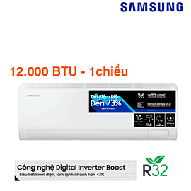 Điều hòa Samsung AR13DYHZAWKNSV/AR13DYHZAWKXSV AI Digital Inverter 1 chiều ~12000BTU/1.5HP , CSPF : 4.6, Dàn nóng đồng (2024)