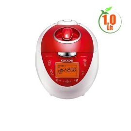 Nồi cơm áp suất điện tử Cuckoo CRP-N0601F/WHRPVNCV, 1.08L, 890W, trắng đỏ