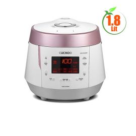 Nồi cơm áp suất điện tử Cuckoo CRP-PK1000S/P2PIVNCV, 1.8L, 1150W, cơ chế tỏa nhiệt 3 chiều, trắng hồng