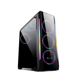 Vỏ máy tính Golden Field GFN23B - RGB, 2 HDD/ SSD, 2 SSD, 8 Option Fan 12cm