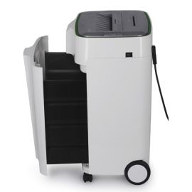 Máy hủy tài liệu Magitech DM-120M, Hủy vụn 8 tờ (70g),2.2m/min,2 x 10 (mm)230 mm (A4), 20L, CD/ Kim Bấm/ Thẻ Từ: 2x10mm,