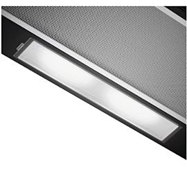 Máy hút mùi âm tủ dạng kéo Electrolux ECP7311GB, 70cm, 264W, 600 m3/giờ, lưới lọc nhôm, 65 dB, màu đen