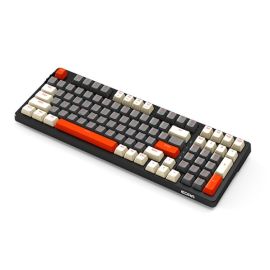 Bàn phím  không dây Gaming E-DRA EK398L-BETA; 98 phím; Bluetooth/2.4Ghz; DRA (Blue / Brown / Red); ABS Doubleshot; Pin: 2x AAA; Off White + Gray