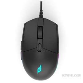 Chuột có dây  Gaming E-DRA EM6102 Pro; USB 2.0; 1000:10000 DPI; LK Optical (80M Lifes); Led RGB; 6D+1Scroll; màu đen