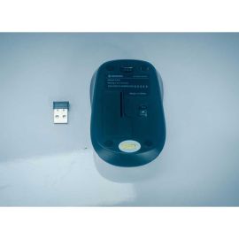 Chuột không dây Newmen F368 - màu đen, viền trắng - 1000 dpi/Nano receiver/Pin AA*1