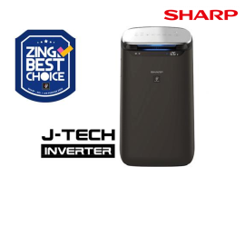 Máy lọc không khí Sharp FP-J80EV-H-1, inverter, 62 m², 48W, 47 dB, Cảnh báo thay bộ lọc, hoá trẻ em