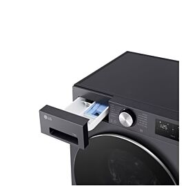 Máy giặt cửa trước LG Inverter 11kg FX1411N5G ( AI Wash tối ưu quy trình giặt, giặt nhanh 59p, giặt hơi nước, thiết kế nguyên khối. Màu than chì)