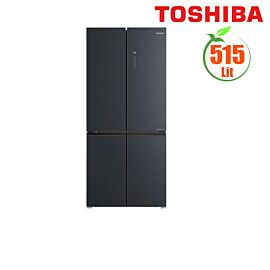 Tủ lạnh 4 cánh Toshiba 515L GR-RF677WI-PMV(06)-MG - Màu xám sần - Origin Inverter; PureAir; Ngăn Flexible Zone; Smart APP TSmartLife