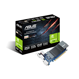 VGA Asus GeForce GT 710 EVO; 2GB; GDDR5; Tản nhiệt thụ động (Không quạt); PSU 300W; Cổng DVI/VGA/HDMI; BH 3Y; GT710-SL-2GD5-BRK