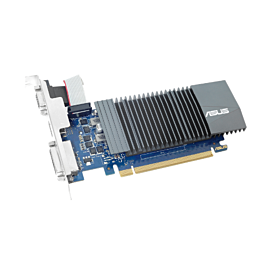 VGA Asus GeForce GT 710 EVO; 2GB; GDDR5; Tản nhiệt thụ động (Không quạt); PSU 300W; Cổng DVI/VGA/HDMI; BH 3Y; GT710-SL-2GD5-BRK
