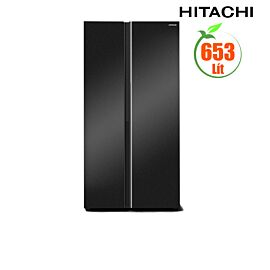 Tủ lạnh SBS Hitachi 653L HRSN9713ESAUVN Dung tích lưu trữ lớn, Dual Surround Cooling (Hệ thống làm lạnh Vòng Cung Kép), Selectable Zone (Ngăn trữ chuyển đổi 3 chức năng: ngăn lạnh, Chill, cấp đông mềm),Làm đá tự động, bộ lọc khử mùi Triple Power, Energy S