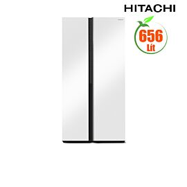Tủ lạnh SBS Hitachi 656L HRSN9713ESMGWVN Dung tích lưu trữ lớn, Dual Surround Cooling (Hệ thống làm lạnh Vòng Cung Kép), Selectable Zone (Ngăn trữ chuyển đổi 3 chức năng: ngăn lạnh, Chill, cấp đông mềm), bộ lọc khử mùi Triple Power, Energy Saving Mode, Qu