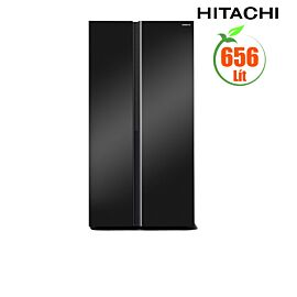 Tủ lạnh SBS Hitachi 656L HRSN9713ESUVN Dung tích lưu trữ lớn, Dual Surround Cooling (Hệ thống làm lạnh Vòng Cung Kép), Selectable Zone (Ngăn trữ chuyển đổi 3 chức năng: ngăn lạnh, Chill, cấp đông mềm), bộ lọc khử mùi Triple Power, Energy Saving Mode, Quic