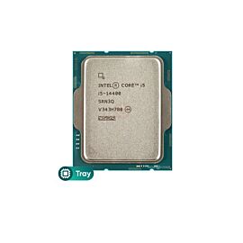 CPU Intel Core i5-14400 Raptor Lake: 4.7 Ghz; 10 nhân 16 luồng; LGA1700; 20MB; 65W; DDR4 3200+ DDR5 4800; UHD 730; 3Y (i5-14400-TRAY) - Tray không FAN