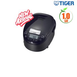 Nồi cơm cao tần Tiger 1.0L JPW-H10V, 1080W, lòng nồi dày 1,5mm, 12 chế độ nấu, đen, xuất xứ:Nhật Bản