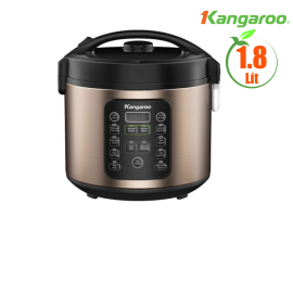 Nồi cơm điện tử  Kangaroo  KG18DR6 1,8L, 11 chế độ nấu
