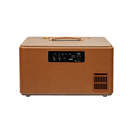 Loa Karaoke xách tay Kadma KS300B 40Hz - 20KHz,15.000 mAh (192Wh), bluetooth 6.0, DSP chip x2 .mp3,WAV,FLAC, HDMI ARC 15.9kg, kèm 1 mic, màu nâu