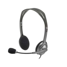 Tai nghe Logitech H110 On-Ear - màu đen - Micro 100Hz-16KHz; 2*3.5mm; dây 2.35m