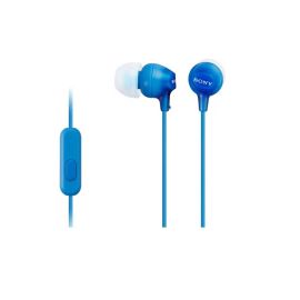 Tai nghe In-ear Sony MDR-EX15AP - màu xanh dương - Màng loa neodymium 9mm; 8-22.0000Hz; dây 1.2m; 3g